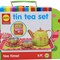 Alex Pretend Play Tea Time Tin Set 16Pc Floral Tea Party Toys For Kids